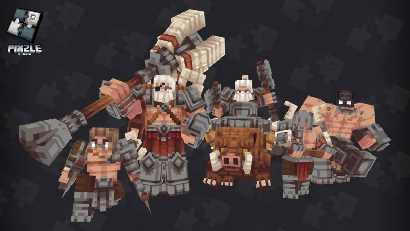 3D character collection: Dwarven Warband