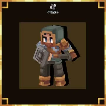 Animated 3D model: Shieldbearer