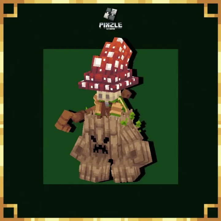 Animated 3D model: Mushroom Treant